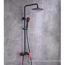 G682 Classic Black Wall Mounted Single Bath Hand Shower Set Water Mixer Bathroom Shower Faucet